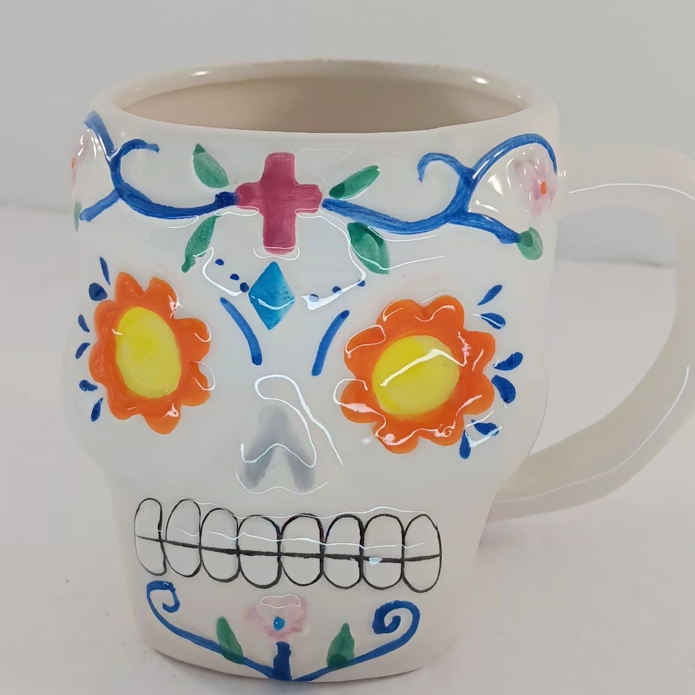 3 Day Of The Dead Sugar Mugs - Picture 7 of 12
